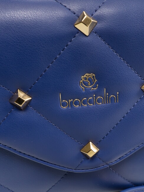 QUILT Handtasche mit Schulterriemen Blau - Damentaschen