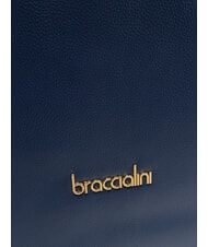 BRACCIALINI GRETA Umh&auml;ngetasche aus Leder Blau - Damentaschen - 3