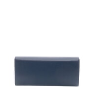 BRACCIALINI BASIC Kontinentale Brieftasche aus Leder Blau - Brieftaschen Damen - 3