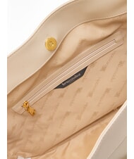 BRACCIALINI GRETA Umh&auml;ngetasche aus Leder Beige - Damentaschen - 5