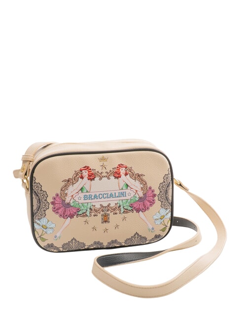 BRITNEY Schultertasche f&uuml;r Kamera Beige - Damentaschen