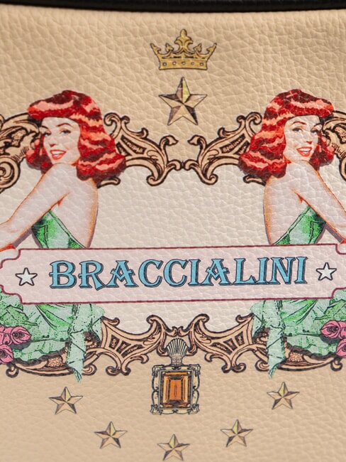 BRITNEY Schultertasche f&uuml;r Kamera Beige - Damentaschen