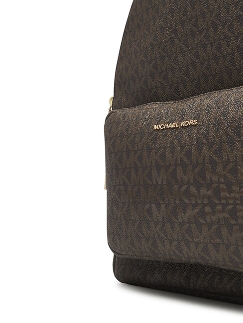 TANNER Rucksack mit Allover-Logoprint Brn/Eichel - Damentaschen