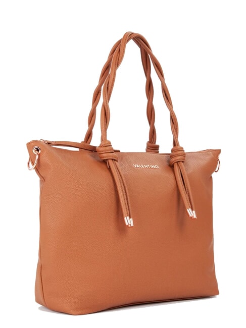 SCARLETT RE Schultertasche mit geflochtenen Henkeln Leder - Damentaschen