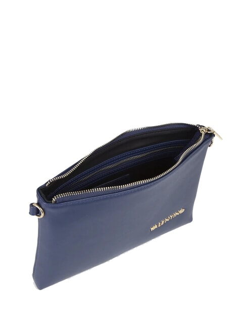JASMIN Flache Clutch mit Schulterriemen Blau - Damentaschen