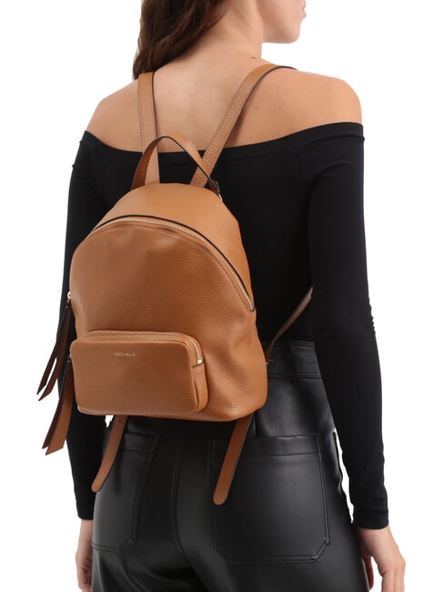 JEN Runder Lederrucksack mit Tasche CUIR - Damentaschen