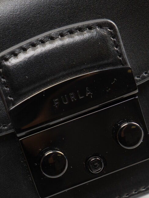 METROPOLIS Mikro-Schultertasche Schwarz - Damentaschen