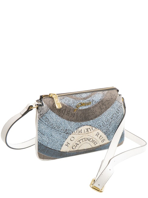 PLANETARIUM Mittelgro&szlig;e Umh&auml;ngetasche Mond/Wei&szlig; - Damentaschen