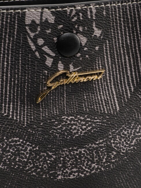 PLANETARIUM Schultertasche monochrom hellgrau/schwarz - Damentaschen