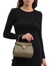 COCCINELLE MARVIN Mini-Handtasche aus Leder mit Schultergurt Lorbeergr&uuml;n - Damentaschen - 4