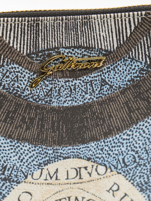 PLANETARIUM Clutch mit Manschette Mond/Wei&szlig; - Damentaschen