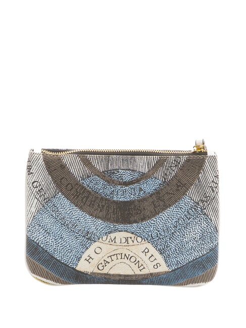 PLANETARIUM Clutch mit Manschette Mond/Wei&szlig; - Damentaschen