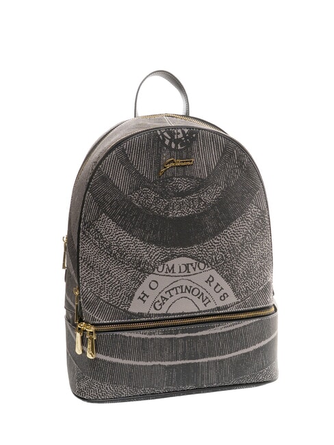 PLANETARIUM Gro&szlig;er Rucksack monochrom hellgrau/schwarz - Damentaschen