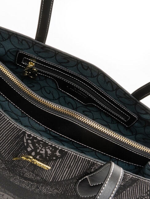 PLANETARIUM Schultertasche monochrom hellgrau/schwarz - Damentaschen