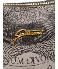 GATTINONI PLANETARIUM Halbmondf&ouml;rmige Hobo-Tasche mit Schultergurt monochrom hellgrau/schwarz - Damentaschen - 3