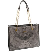 GATTINONI PLANETARIUM Umh&auml;ngetasche mit Kettengriff monochrom hellgrau/schwarz - Damentaschen - 2