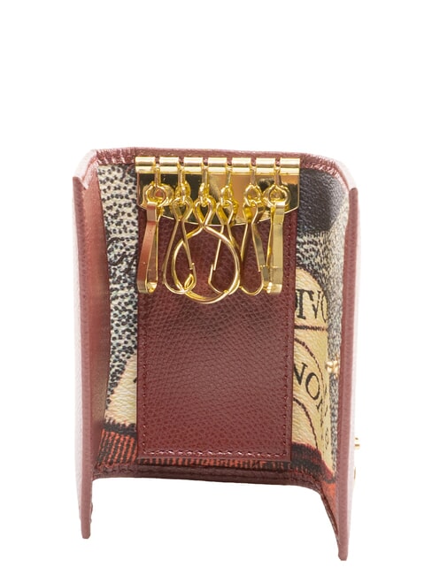 PLANETARIUM Schl&uuml;sseletui burgunderroter/Planetariumsdruck - Schl&uuml;sselanh&auml;nger und Schl&uuml;sseletuis