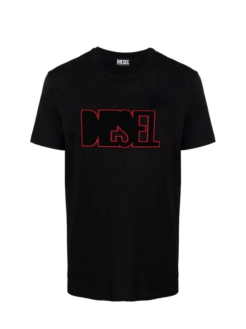 T-DIEGOR Baumwoll-T-Shirt Schwarz - Herren-T-Shirts