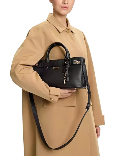 GREGORIA Mittelgro&szlig;e Handtasche mit Schultergurt SCHWARZ - Damentaschen