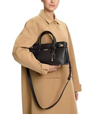 GUESS GREGORIA Mittelgro&szlig;e Handtasche mit Schultergurt SCHWARZ - Damentaschen - 5