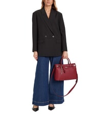 GUESS GREGORIA Gro&szlig;e Handtasche mit Schultergurt ROT - Damentaschen - 4