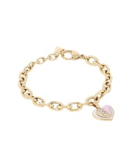 GUESS LOVELY GUESS Armband mit Herzanh&auml;nger Gelbgold/Flieder - Armb&auml;nder - 3
