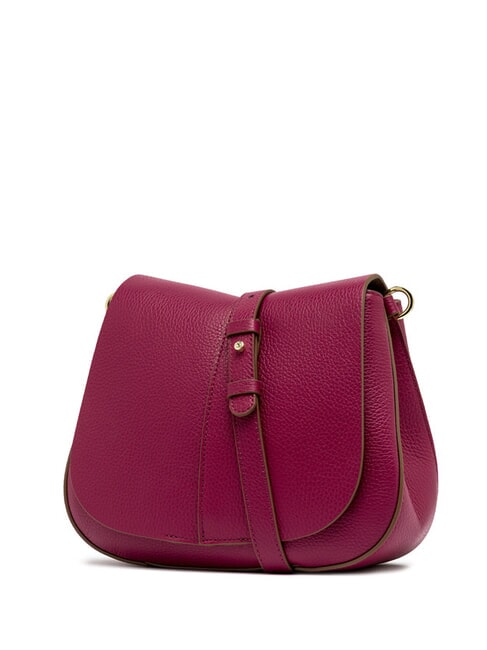 HELENA ROUND Ledertasche mit doppeltem Schultergurt W&uuml;stenblume - Damentaschen