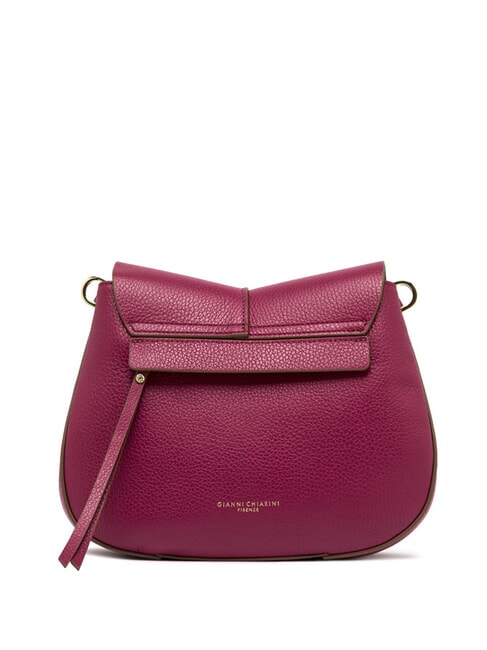 HELENA ROUND Ledertasche mit doppeltem Schultergurt W&uuml;stenblume - Damentaschen