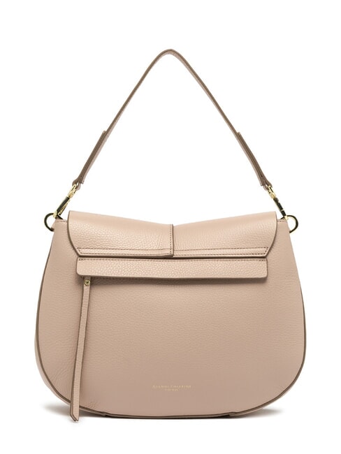 HELENA ROUND Kleine Umh&auml;ngetasche aus Leder rosa Salz - Damentaschen