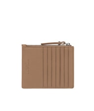 GIANNI CHIARINI GRAIN Flache Lederbrieftasche mit Rei&szlig;verschluss Ton - Brieftaschen Damen - 3