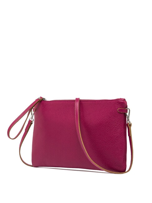 HERMY Leder-Umschlagtasche mit Schultergurt W&uuml;stenblume - Damentaschen