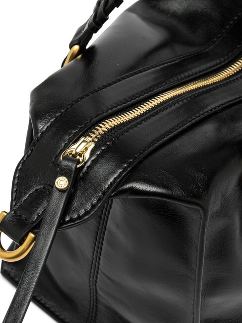 ROXY Lederhandtasche mit Schulterriemen Schwarz - Damentaschen