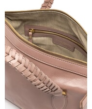 GIANNI CHIARINI ROXY Lederhandtasche mit Schulterriemen rosa Salz - Damentaschen - 5