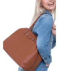 GUESS VIKKY II Umh&auml;ngetasche COGNAC - Damentaschen - 4