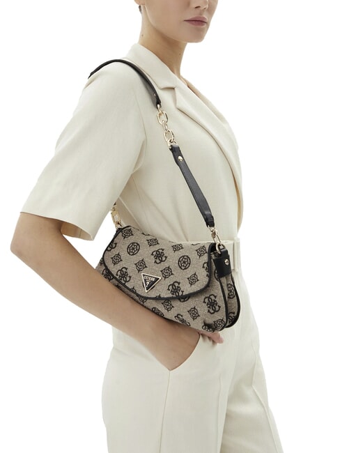 BEYZA  Umh&auml;ngetasche schwarzes Logo - Damentaschen