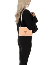 GUESS NOELLE Convertible Schulter-/Umh&auml;ngetasche Aprikose - Damentaschen - 4