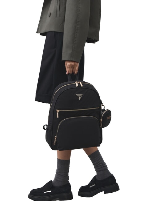 POWER PLAY 2 Nylon-Rucksack SCHWARZ - Damentaschen