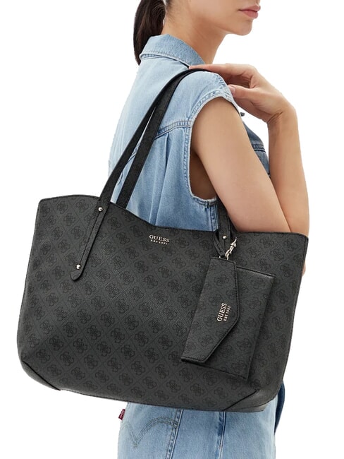 BRENTON  Umh&auml;ngetasche mit Clutch Kohle - Damentaschen