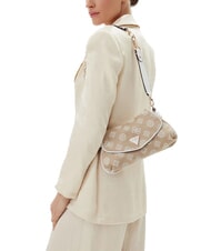 GUESS BEYZA  Umh&auml;ngetasche wei&szlig;es Logo - Damentaschen - 3