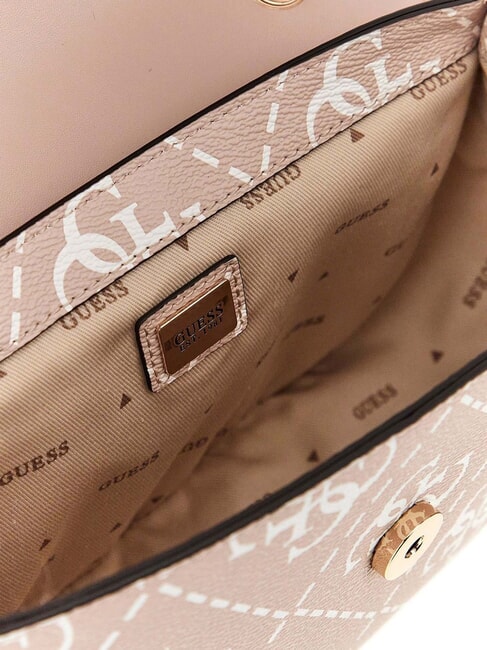 IZZY 4G Schulter-/Crossbody-Minitasche Sand-Logo - Damentaschen