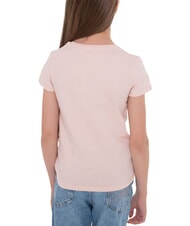 GUESS KIDS Kurzarm-T-Shirt mit Strasssteinen s&uuml;&szlig;es Rosa - Kinder-T-Shirt - 5
