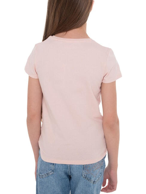 KIDS Kurzarm-T-Shirt mit Strasssteinen s&uuml;&szlig;es Rosa - Kinder-T-Shirt