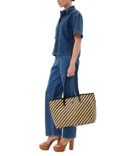 GUESS VIKKY II  Umh&auml;ngetasche natur / schwarz - Damentaschen - 5