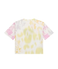 GUESS KIDS MIDI Bedrucktes Kurzarm-T-Shirt schattige Blume gro&szlig; ao - Kinder-T-Shirt - 2