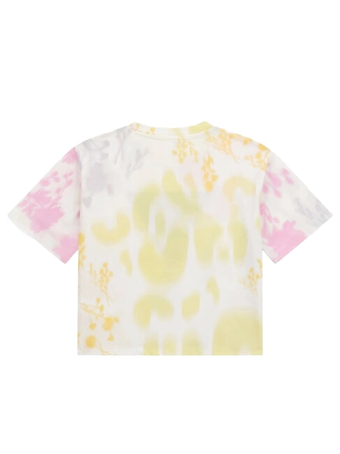 KIDS MIDI Bedrucktes Kurzarm-T-Shirt schattige Blume gro&szlig; ao - Kinder-T-Shirt