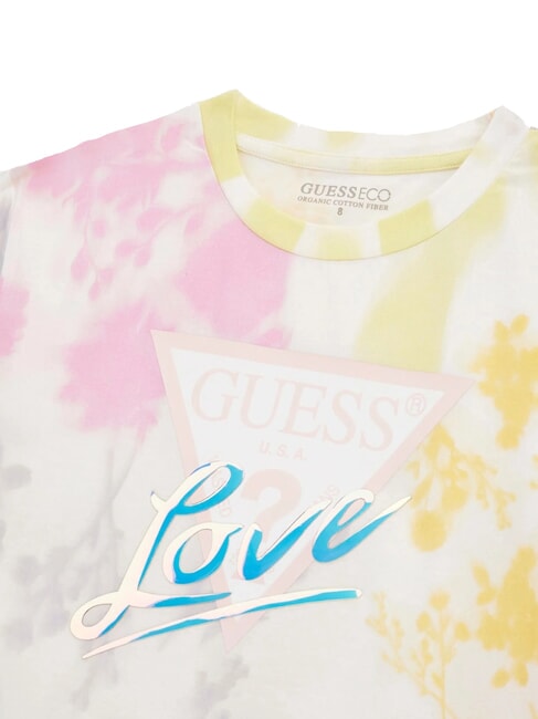 KIDS MIDI Bedrucktes Kurzarm-T-Shirt schattige Blume gro&szlig; ao - Kinder-T-Shirt