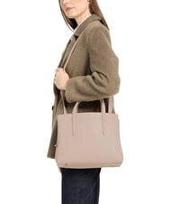 COCCINELLE SWAP Tote Bag aus geh&auml;mmertem Leder Puderrosa - Damentaschen - 4