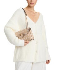 GUESS SILIA Wandelbare Umh&auml;ngetasche Keks-Logo - Damentaschen - 6