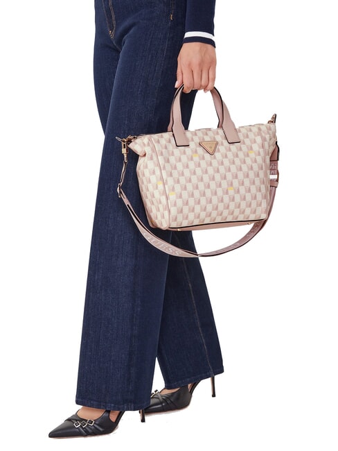 FOLLIE Tragetasche mit Jet Set-Logo-Print err&ouml;tendes Logo - Damentaschen