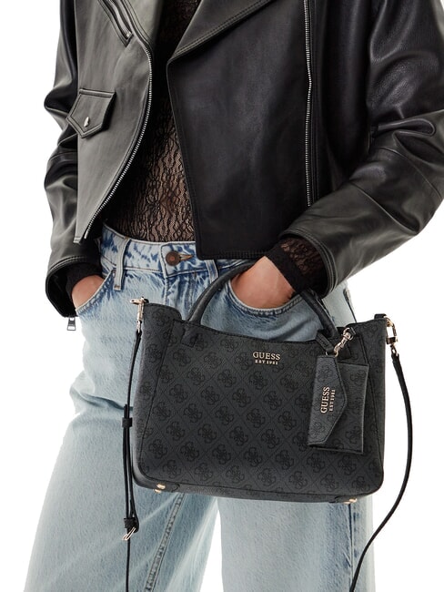 BRENTON Handtasche, mit Schultergurt Kohle - Damentaschen